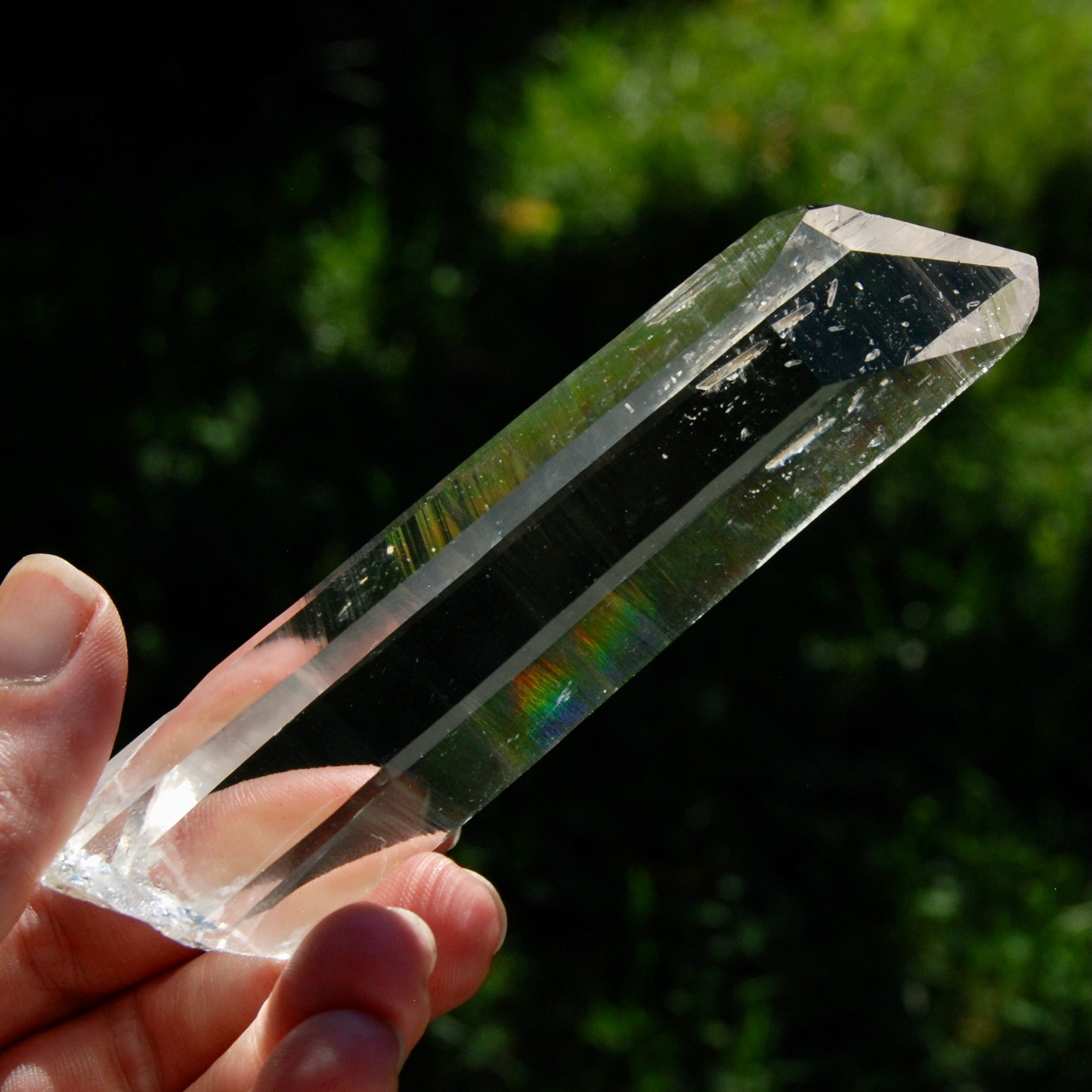 Trans Channeler Blades of Light Lemurian Crystal, 4.7" 135g Powerful Optical Quartz, Colombia