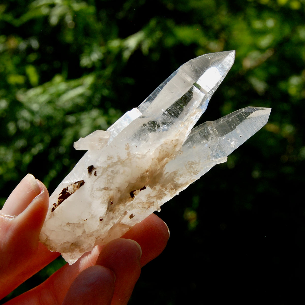 Lemurian Crystal Starbary - 3.5" 71g Tantric Twin Soulmate Optical Quartz, Colombia