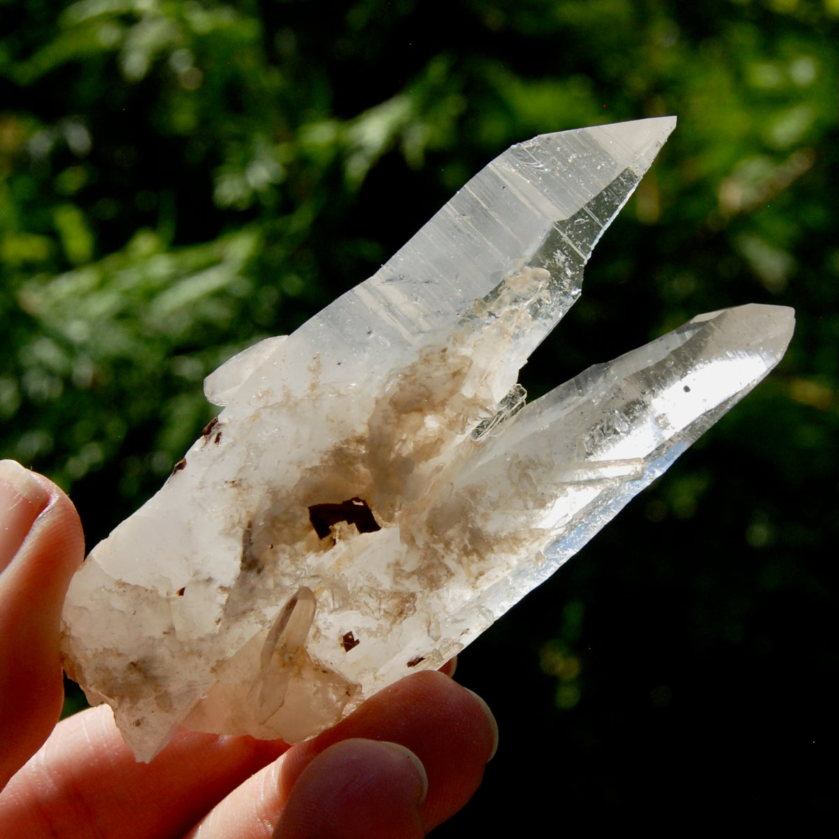Lemurian Crystal Starbary - 3.5" 71g Tantric Twin Soulmate Optical Quartz, Colombia