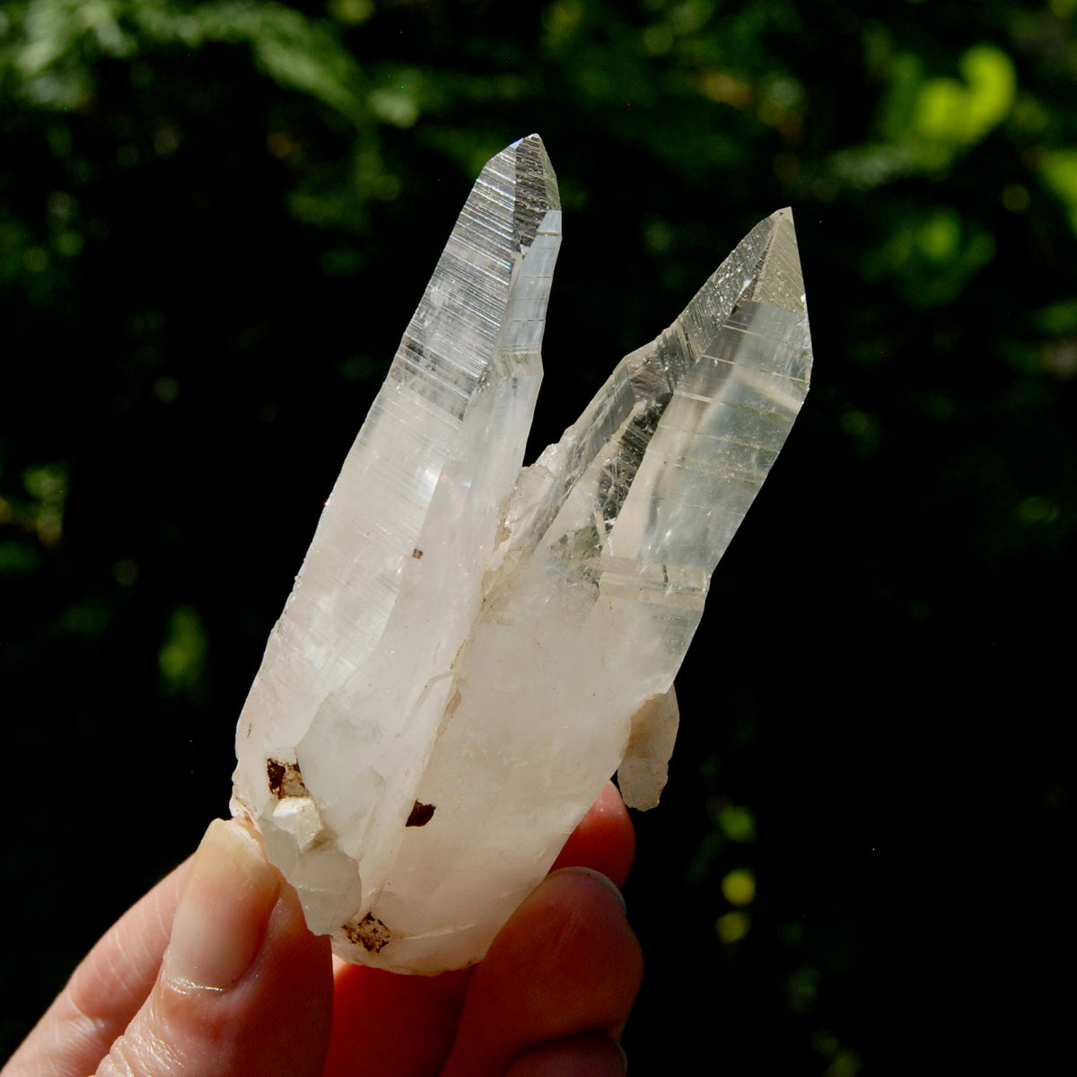 Lemurian Crystal Starbary - 3.5" 71g Tantric Twin Soulmate Optical Quartz, Colombia