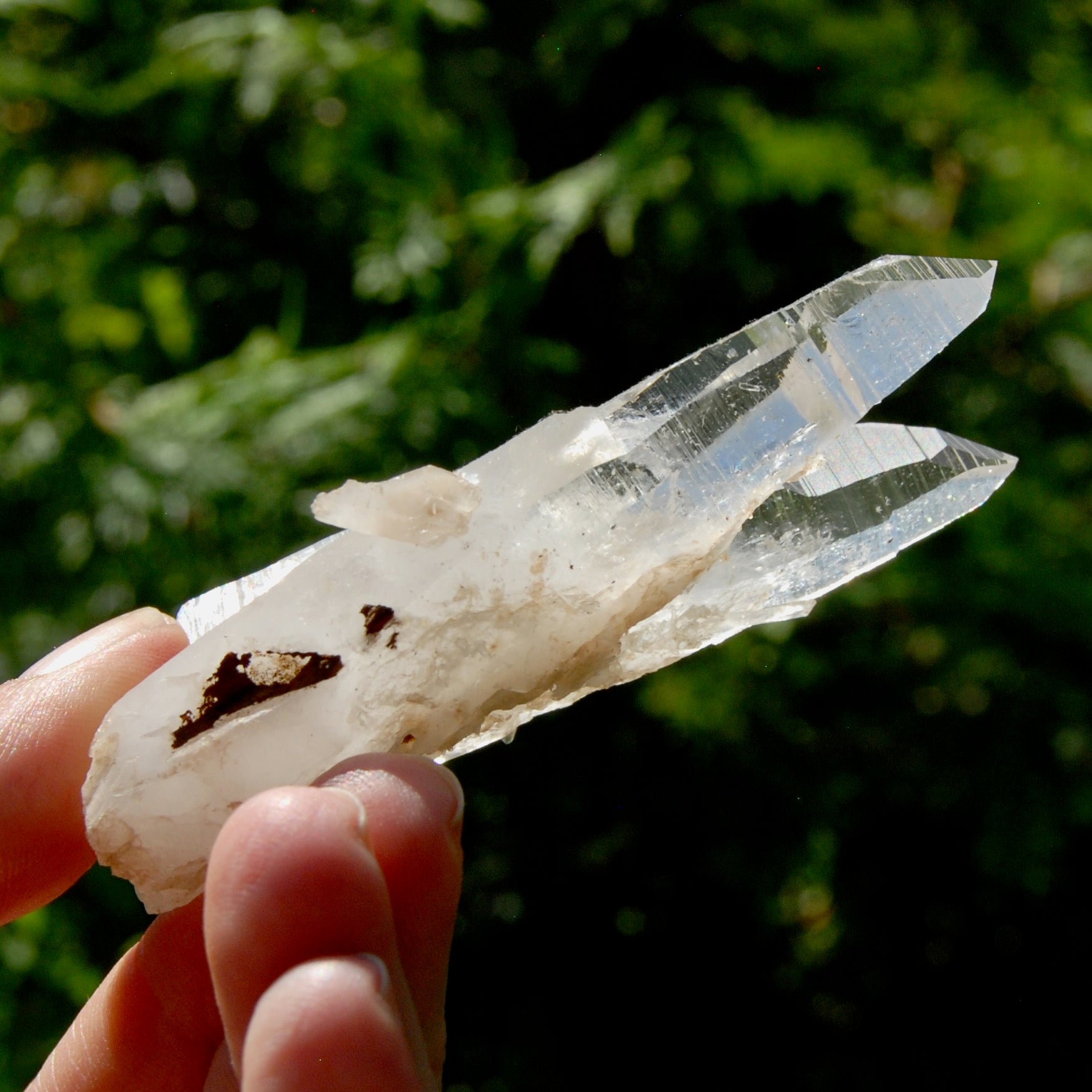 Lemurian Crystal Starbary - 3.5" 71g Tantric Twin Soulmate Optical Quartz, Colombia