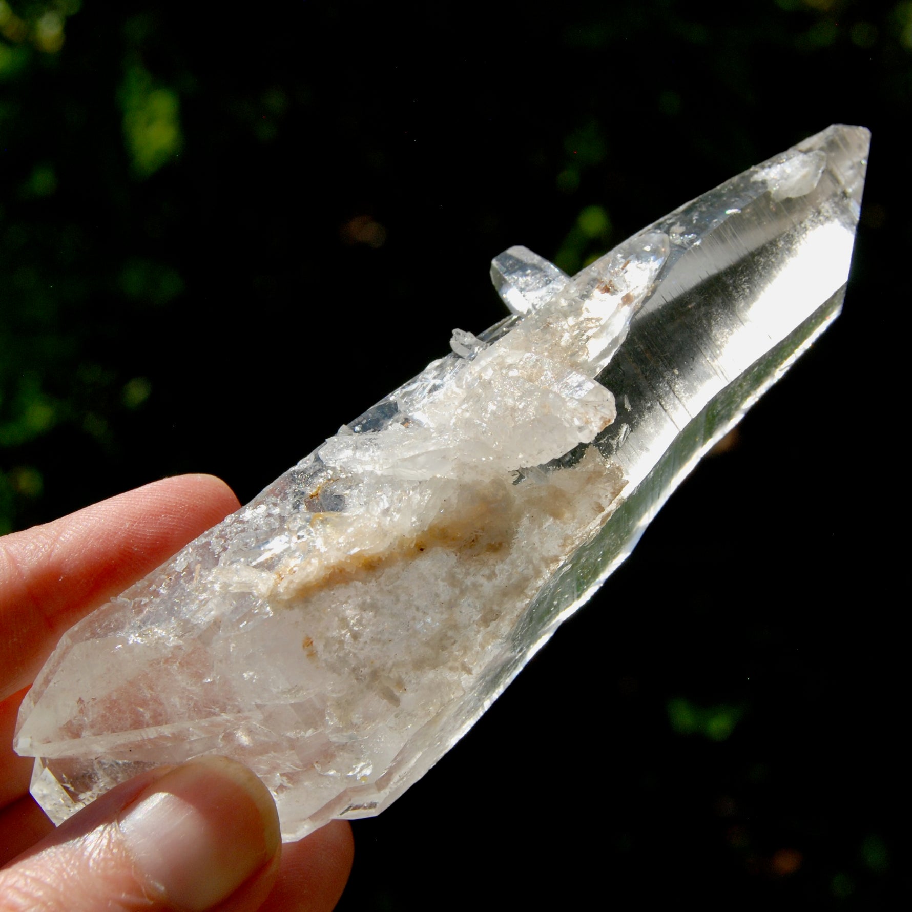DT Lemurian Crystal Master Starbary - 4.75" 138g Record Keeper Optical Quartz, Colombia