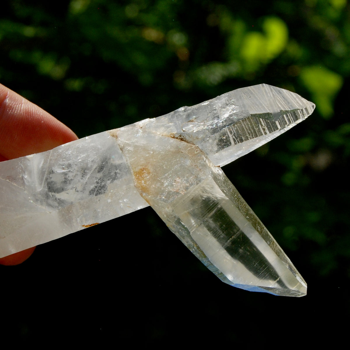 Lemurian Quartz Crystal Starbrary - 4in 106g Tantric Twin Flame Record Keeper,  Colombia