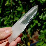 Lightning Strike Lemurian Crystal Starbary- 4.5" 69g Etched Singing Optical Quartz, Colombia