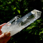 Tantric Twin Channeler Blades of Light Lemurian Crystal Starbrary, 6" 306g Powerful Record Keeper Optical Quartz, Colombia
