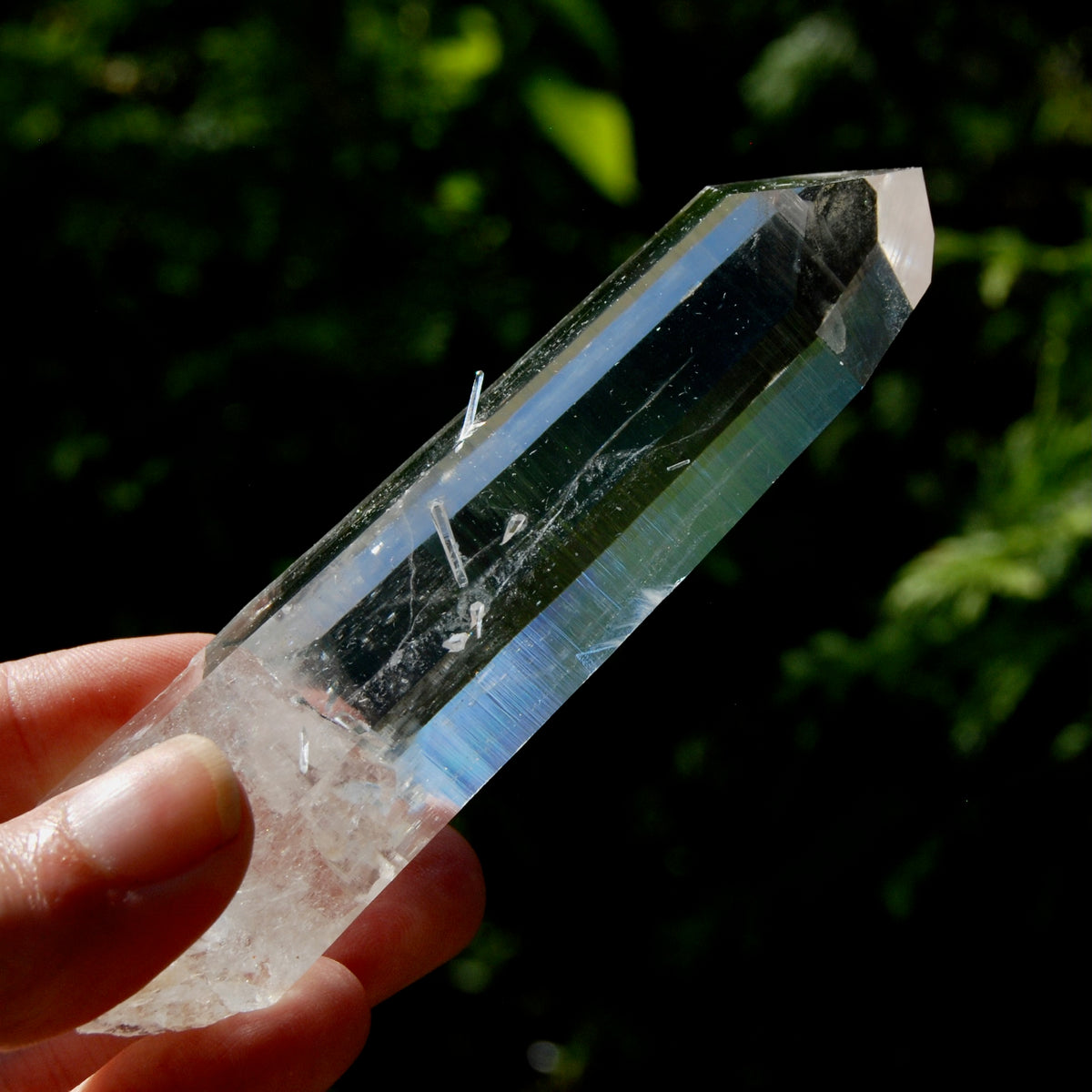 Dow Channeler Blades of Light Lemurian Crystal, 4.6" 169g Powerful Optical Quartz, Colombia 