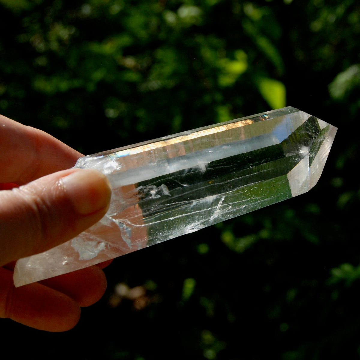 Dow Channeler Blades of Light Lemurian Crystal, 4.6" 169g Powerful Optical Quartz, Colombia 