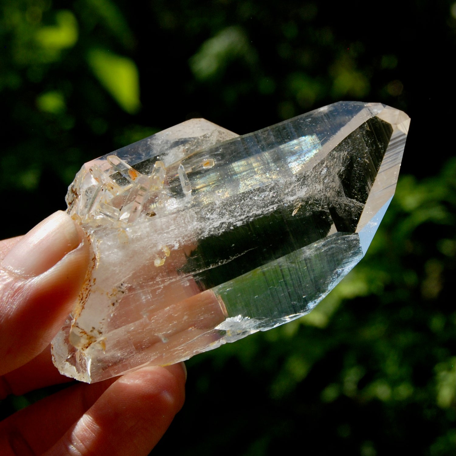 Dow Channeler Blades of Light Lemurian Crystal, 3.4" 143g Powerful Inner Child Manifestation Optical Quartz, Colombia
