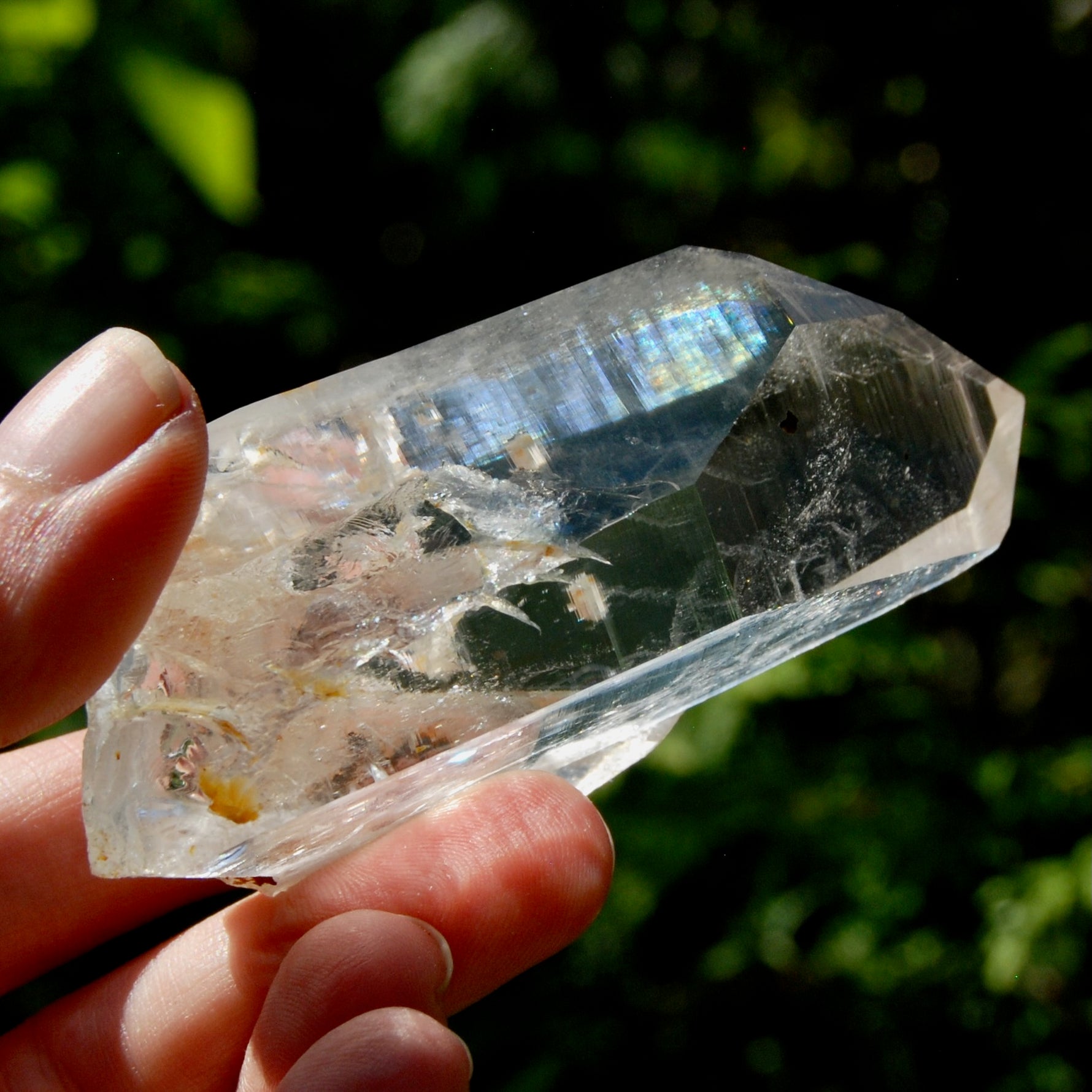 Dow Channeler Blades of Light Lemurian Crystal, 3.4" 143g Powerful Inner Child Manifestation Optical Quartz, Colombia