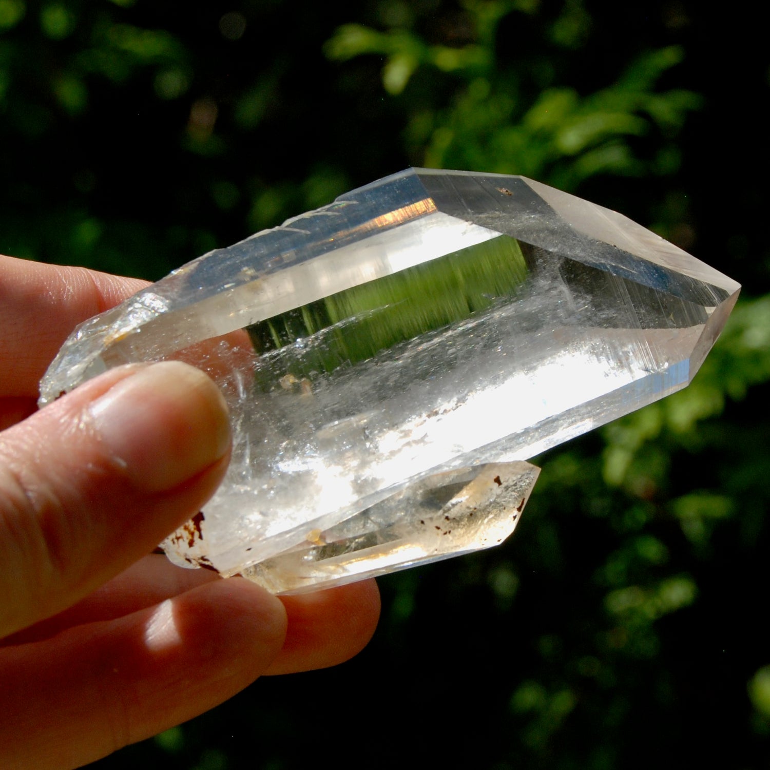 Dow Channeler Blades of Light Lemurian Crystal, 3.4" 143g Powerful Inner Child Manifestation Optical Quartz, Colombia