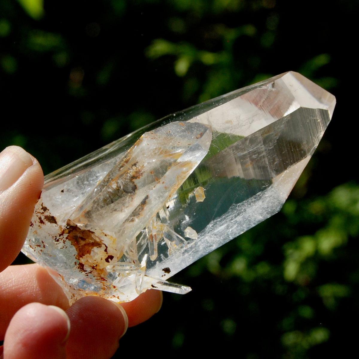 Dow Channeler Blades of Light Lemurian Crystal, 3.4" 143g Powerful Inner Child Manifestation Optical Quartz, Colombia