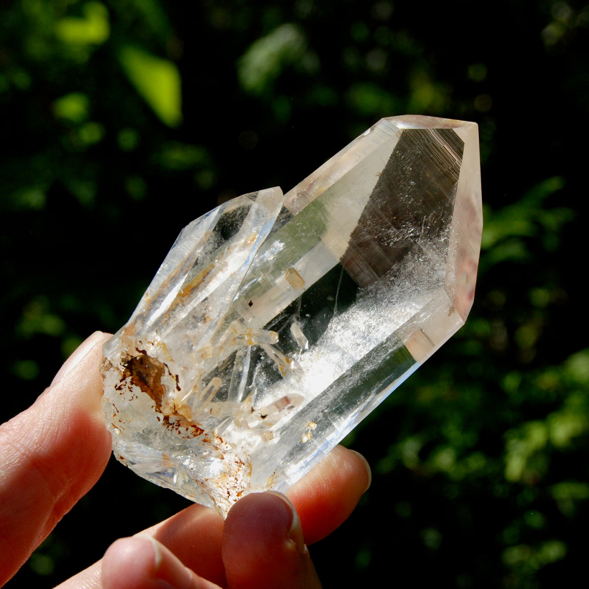 Dow Channeler Blades of Light Lemurian Crystal, 3.4" 143g Powerful Inner Child Manifestation Optical Quartz, Colombia