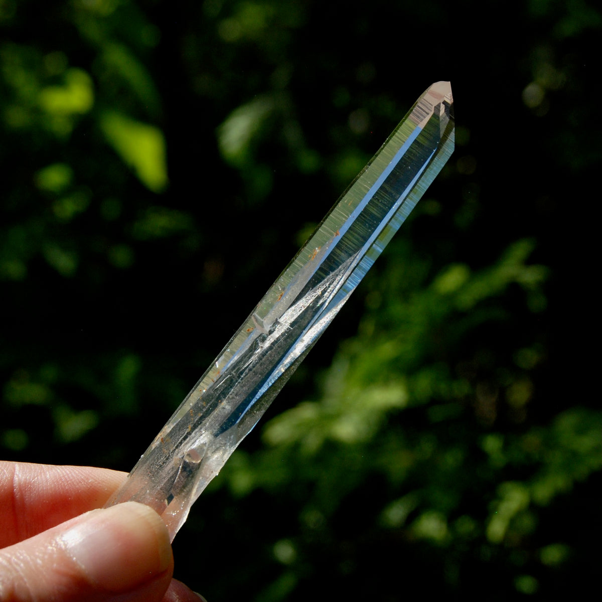 Channeler Blades of Light Lemurian Crystal, 3.8" 19g Powerful Optical Quartz, Colombia 