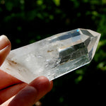 Yin Yang Blades of Light Lemurian Tabby Crystal, Powerful Optical Colombian Quartz