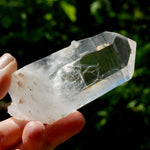 Yin Yang Blades of Light Lemurian Tabby Crystal, Powerful Optical Colombian Quartz