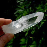 Colombian Blue Smoke Lemurian Crystal - 4in 123g ET Optical Quartz Channeler, Santander