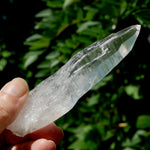 ET DT Lemurian Crystal Master Starbary- 4.5" 80g Etched Singing Optical Quartz Tabby, Colombia