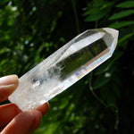 Colombian Blue Smoke Lemurian Crystal - 3.75in 92g Dow Channeler Optical Quartz, Santander