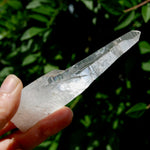 ET DT Lemurian Crystal Master Starbary- 4.5" 80g Etched Singing Optical Quartz Tabby, Colombia