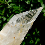 Etched Ancient Lemurian Crystal - 5.25" 392g Devic Temple Optical Quartz, Colombia