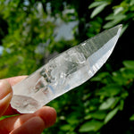 Lemurian Crystal Starbary - 4" 80g Etched Optical Quartz Tabby, Colombia 