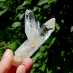 Isis Face Lemurian Quartz Crystal - 4in 96g Tantric Twin Flame Optical Quartz, Colombia