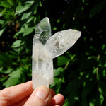 Isis Face Lemurian Quartz Crystal - 4in 96g Tantric Twin Flame Optical Quartz, Colombia