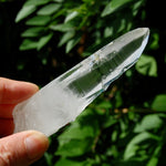 Lightning Strike Lemurian Crystal Starbary- 4.5" 69g Etched Singing Optical Quartz, Colombia