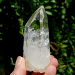 Isis Face Lemurian Quartz Crystal - 4in 96g Tantric Twin Flame Optical Quartz, Colombia