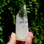 Isis Face Lemurian Quartz Crystal - 4in 96g Tantric Twin Flame Optical Quartz, Colombia