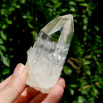 Isis Face Lemurian Quartz Crystal - 4in 96g Tantric Twin Flame Optical Quartz, Colombia
