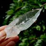 ET DT Lemurian Crystal Master Starbary- 4.5" 80g Etched Singing Optical Quartz Tabby, Colombia