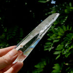 Lemurian Crystal Laser Starbary - 5.25" 111g Etched Optical Empathic Warrior Quartz, Colombia