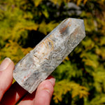 Crazy Lace Agate Crystal Tower