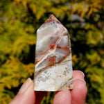 Crazy Lace Agate Crystal Tower