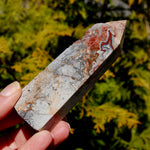 Crazy Lace Agate Crystal Tower