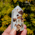 Crazy Lace Agate Crystal Tower