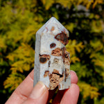 Crazy Lace Agate Crystal Tower