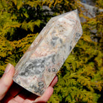 Pink Crazy Lace Agate Crystal Tower