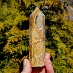 Crazy Lace Agate Crystal Tower