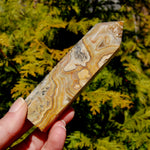 Crazy Lace Agate Crystal Tower