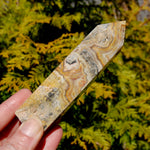 Crazy Lace Agate Crystal Tower