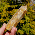 Crazy Lace Agate Crystal Tower