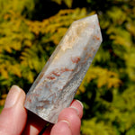 Crazy Lace Agate Crystal Tower