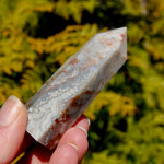 Crazy Lace Agate Crystal Tower