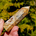  Crazy Lace Agate Crystal Tower, Mexico