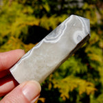 Crazy Lace Agate Crystal Tower, Mexico