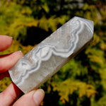 Crazy Lace Agate Crystal Tower, Mexico