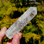 Crazy lace agate crystal tower