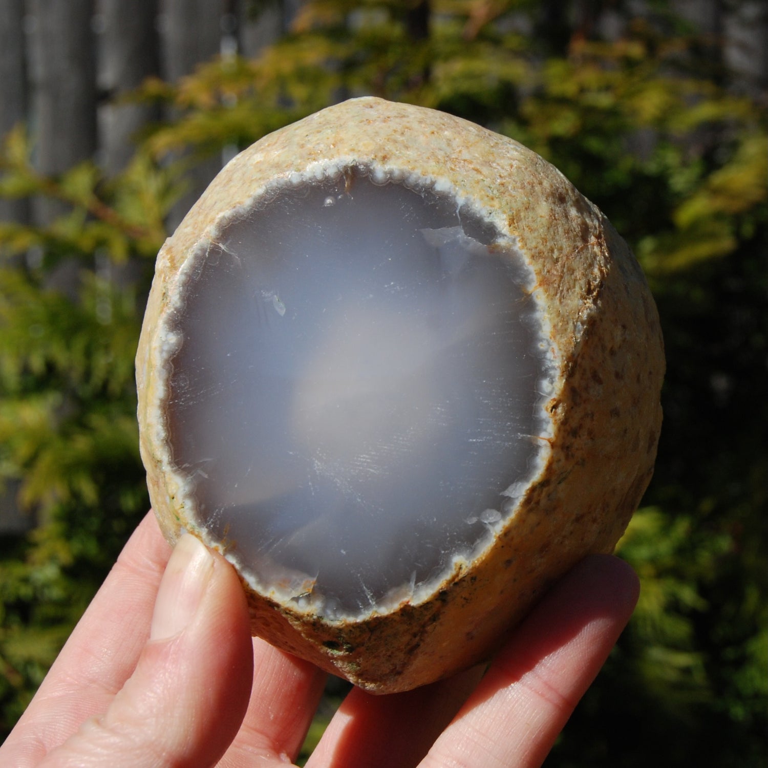 Window Agate Crystal Nodule